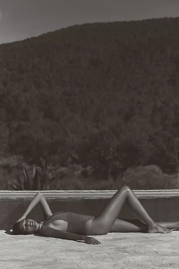 Echo Ruched One-Piece Swimsuit | Anthropologie (US)