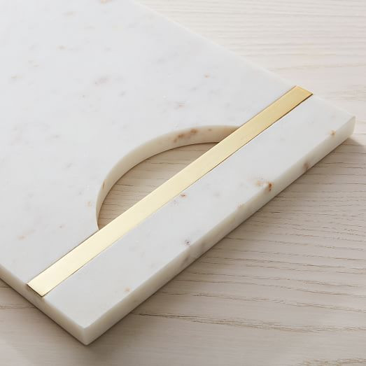 Marble & Brass Cheese Boards | West Elm (US)