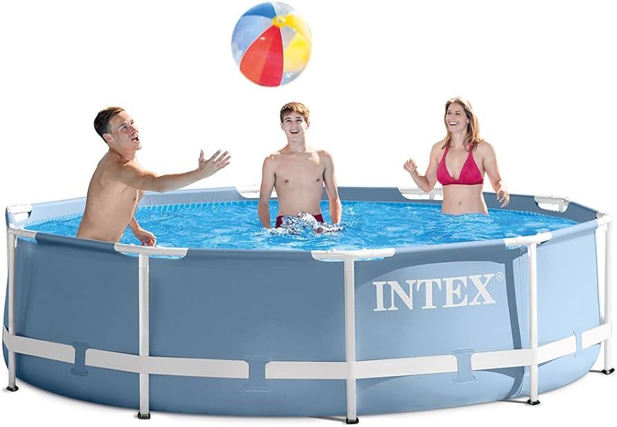 Intex 12ft X 30in Prism Frame Pool Set with Filter Pump | Amazon (US)