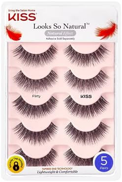 KISS Looks So Natural False Eyelashes Multipack, Lightweight & Comfortable, Natural-Looking, Tape... | Amazon (US)