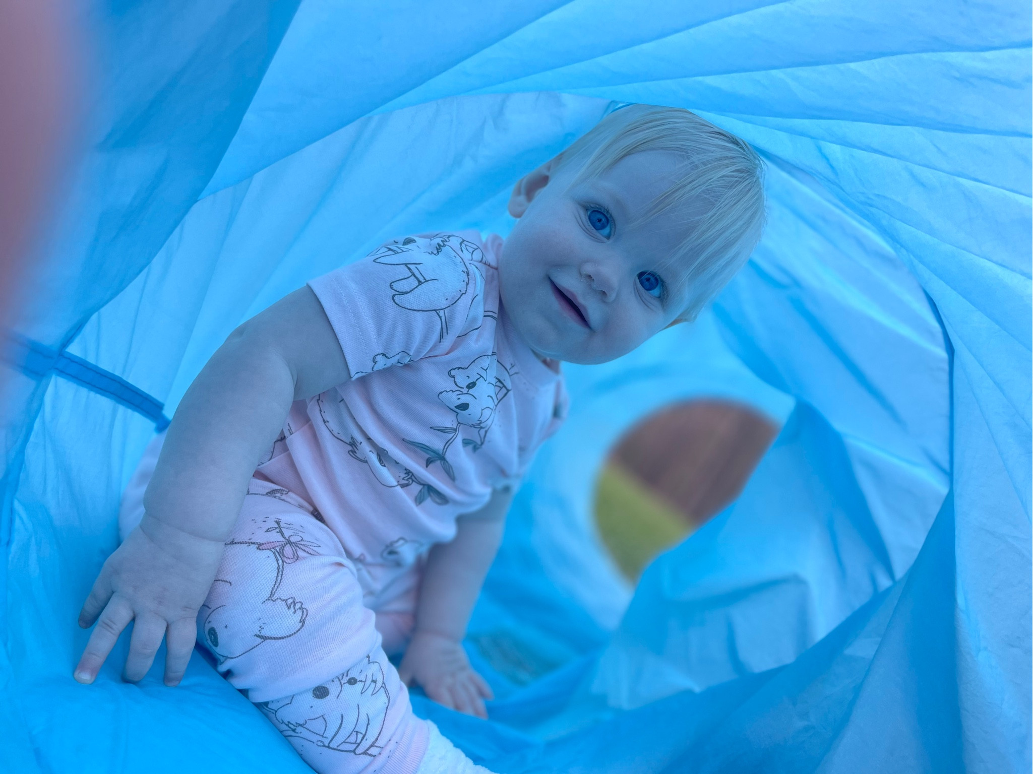 These koala 🐨 jammies….can u even??🫶🏼

& this play tunnel is so fun!! My family had such a good time playing peek-a-boo with her outside the other day!☀️

#LTKhome #LTKfindsunder50 #LTKbaby