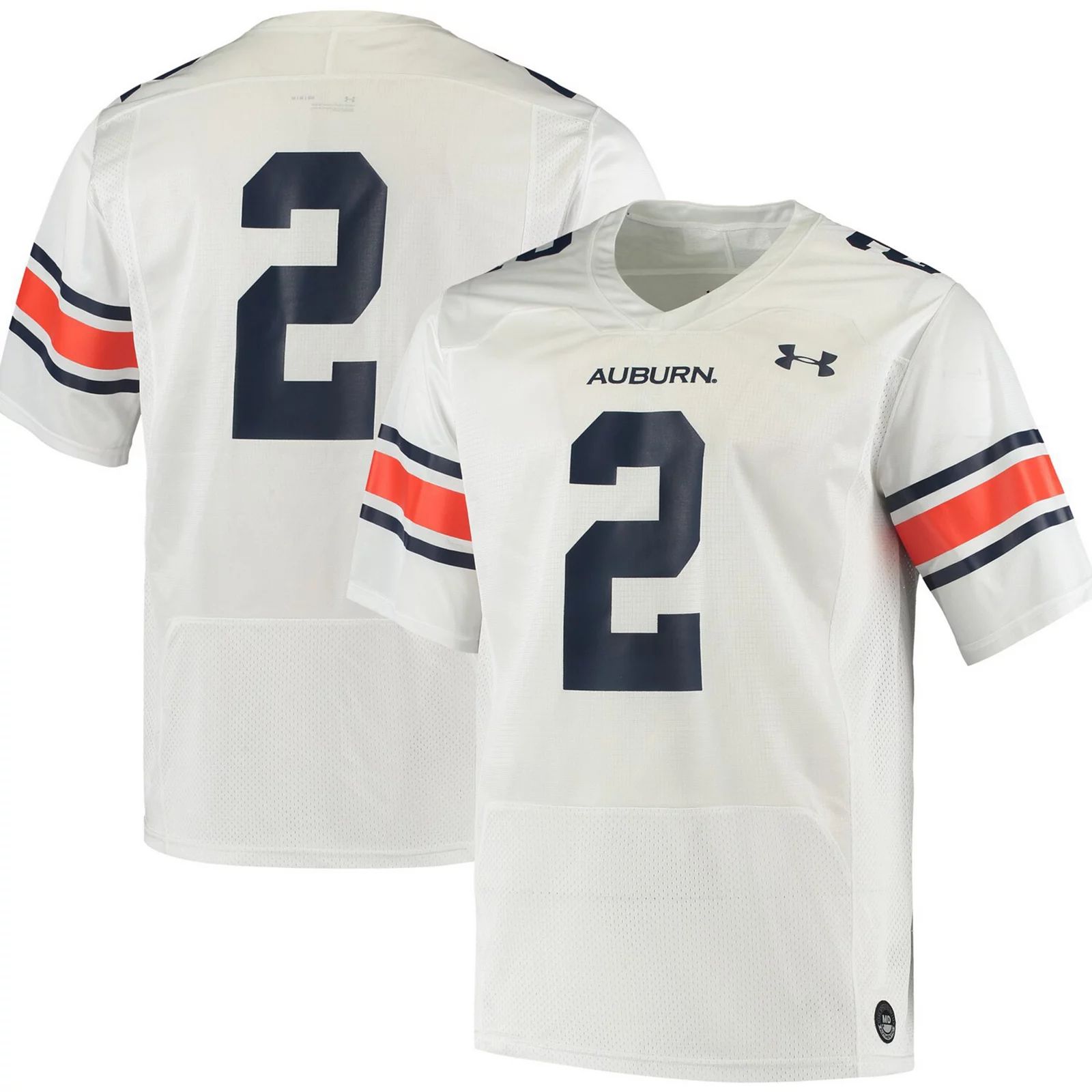 Men's Under Armour #2 White Auburn Tigers Logo Replica Football Jersey, Size: 3XL | Kohl's