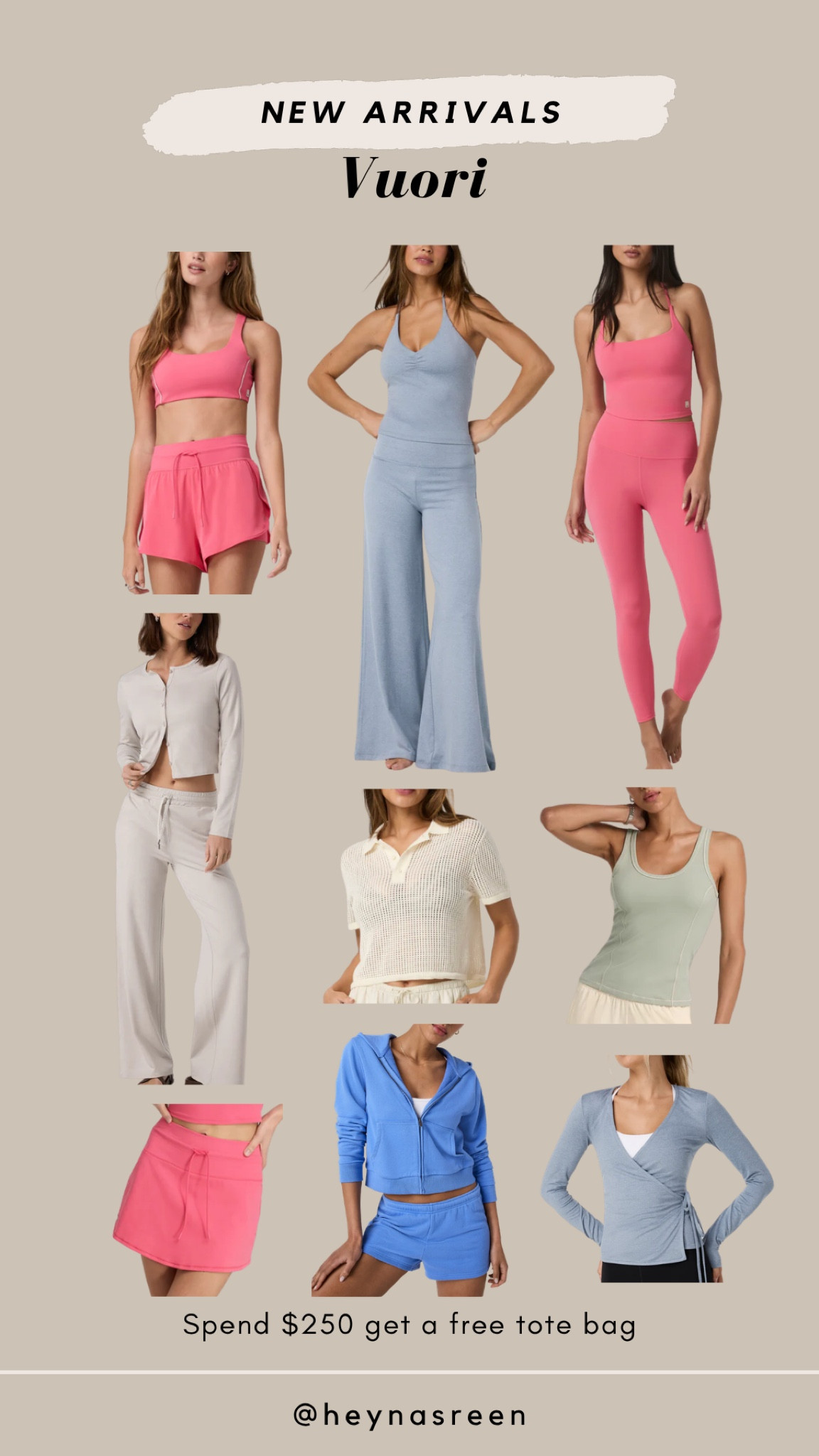 @Vuori US new arrivals I love! The new pink color is too cute! Spend $250 & get a free tote bag!

#LTKMothersDay #LTKootd #LTKSeasonal