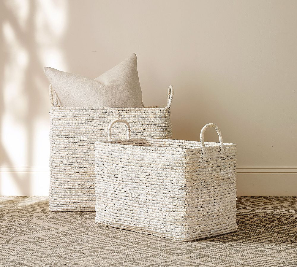 Coil Rectangular Basket | Pottery Barn (US)