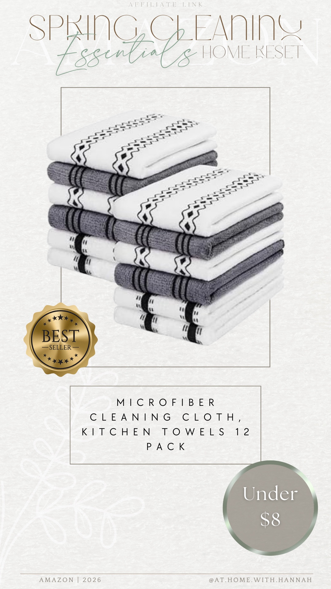 These microfiber cleaning cloths are a staple in my home  🤍 
A best seller for a reason, and I love that this pack is under $8. An easy, no regret buy!




•
microfiber cleaning cloths • kitchen cleaning towels • reusable cleaning cloths • affordable home essentials • under 8 amazon finds • best selling cleaning finds • kitchen cleaning staples • amazon home must haves

#microfibercleaningcloths #kitchencleaningtowels #reusablecleaningcloths #affordablehomeessentials #bestsellingcleaningfinds #ltkhome #ltkmusthaves #amazonhomefinds

#LTKmomlife #LTKHome #LTKSaleAlert