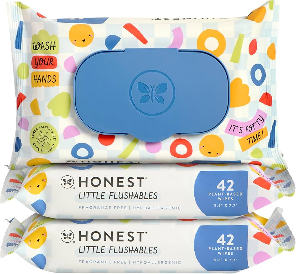 The Honest Company Toddler Hypoallergenic Flushable Wipes, 126 Count | Amazon (US)