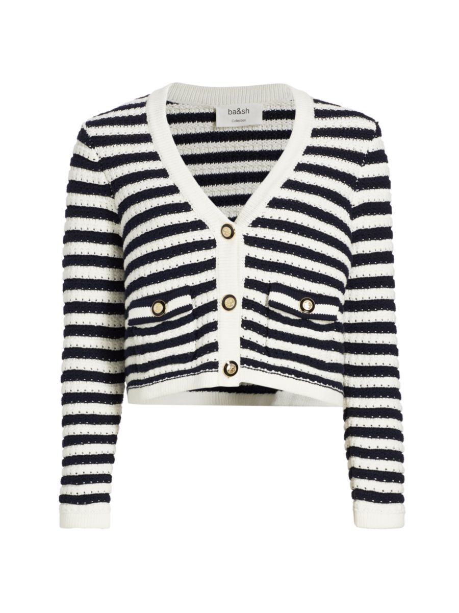 Gamden Striped Cotton Cardigan | Saks Fifth Avenue