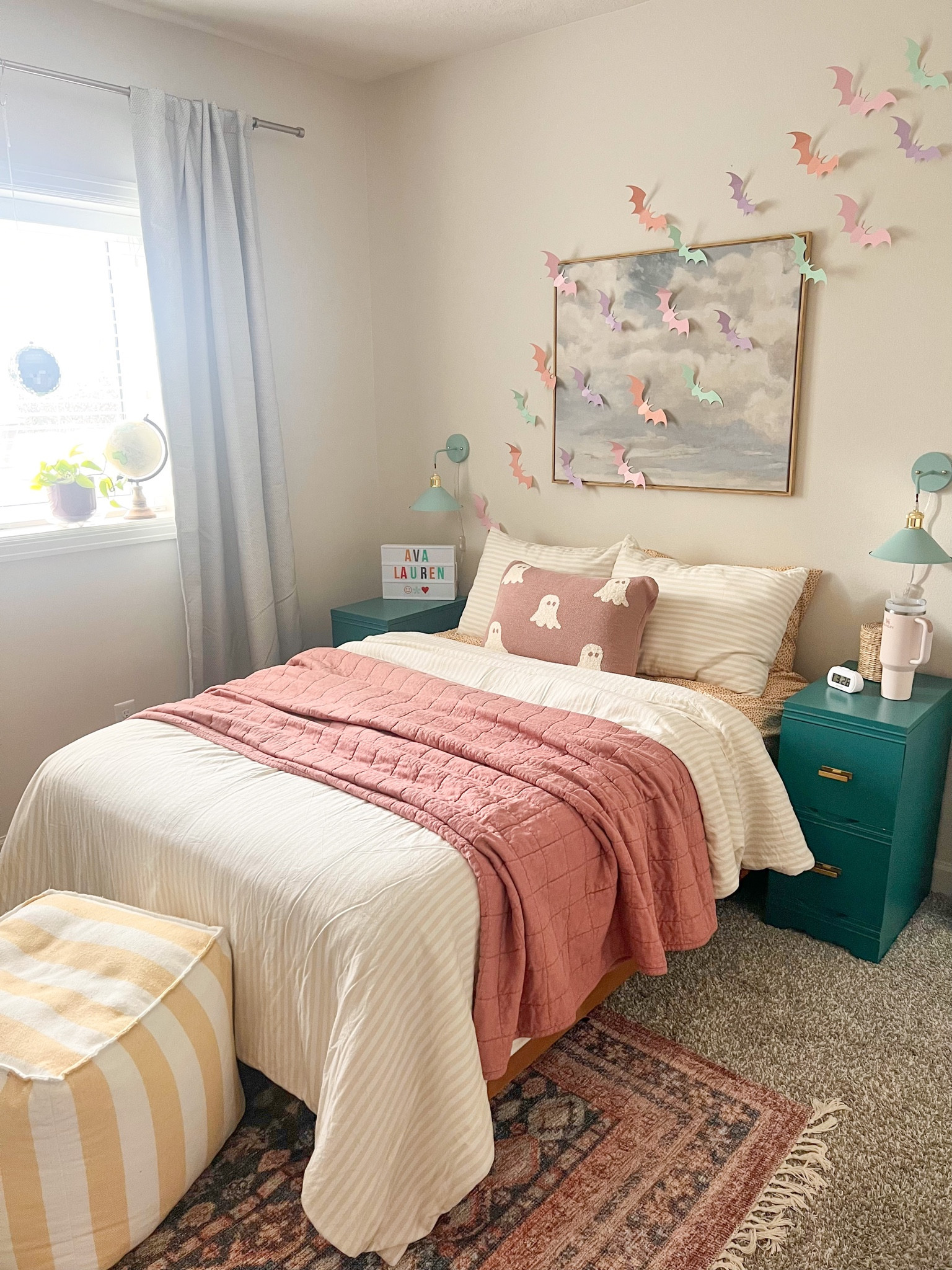 Halloween in my daughter’s room!! Love these colorful bats 🫶🏻



#LTKkids #LTKHalloween #LTKhome