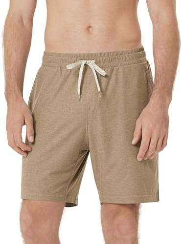 ODODOS Men's Performance Shorts 7" – Ultra Soft odSTRATUM Tech Everyday Shorts with Adjustable ... | Amazon (US)