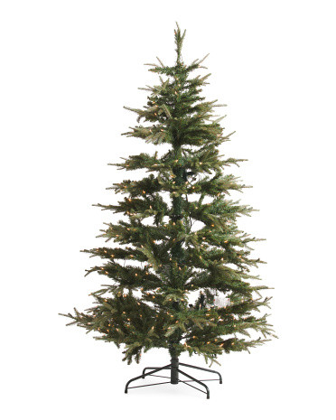 6ft Prelit Grand Faux Fir Tree | Marshalls