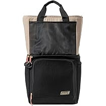 Coleman Now Backpack/Tote Bag Cooler, 20/24 Can Cooler with Leak-Proof Liner & Large Pocket Compartments, Made from 100% Recycled Fabric, Great for Moms, Weekends, Travel, Picnic, Beach, & More | Amazon (US)