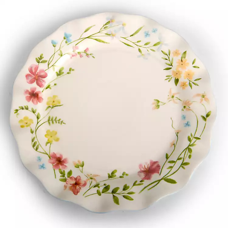 New! Wildflower Dinner Plate | Kirklands