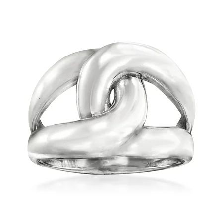 Ross-Simons Sterling Silver Interlocking Loop Ring | Walmart (US)