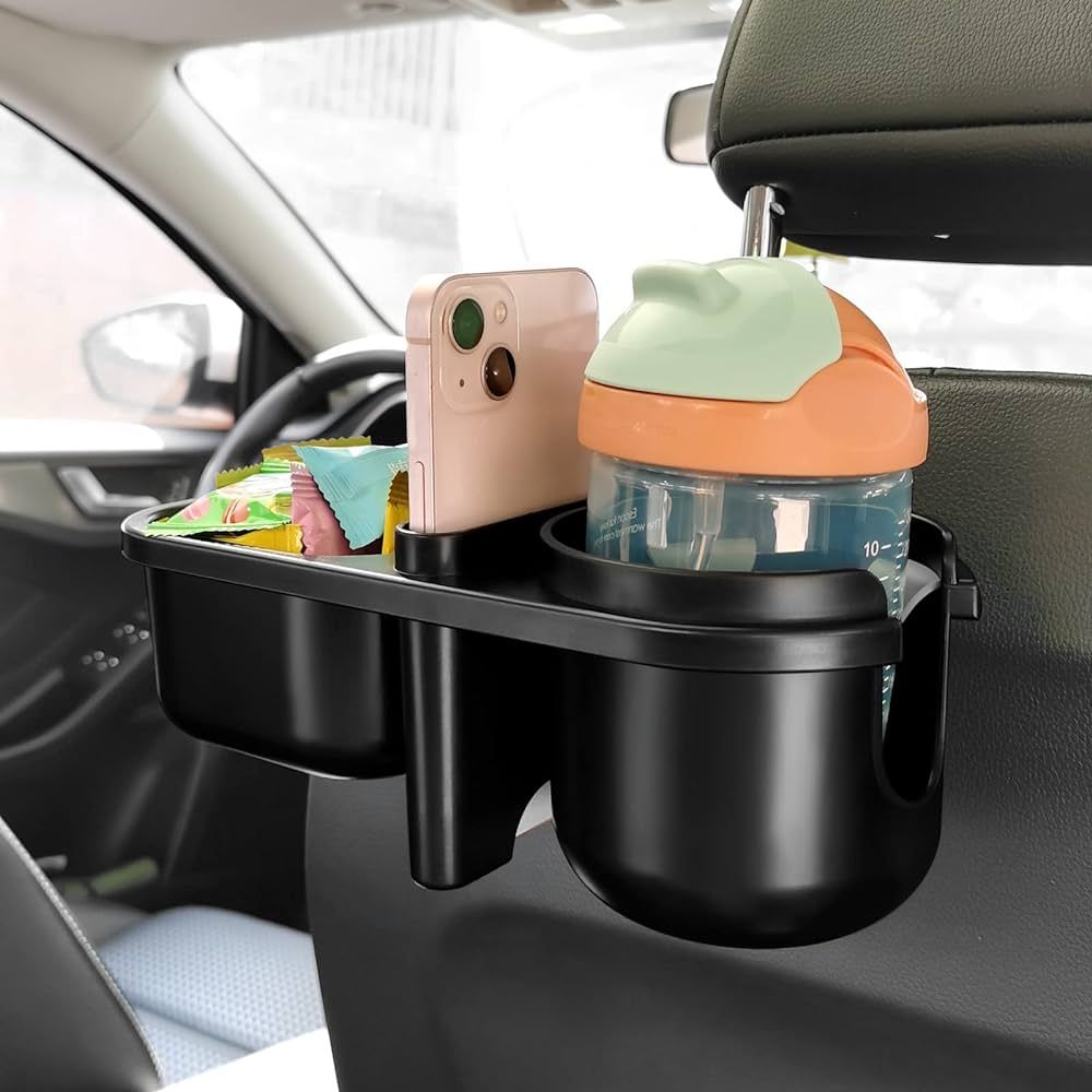 Accmor Car Headrest Backseat Organizer with Cup Holder, 3 in 1 Universal Backseat Car Organizer T... | Amazon (US)