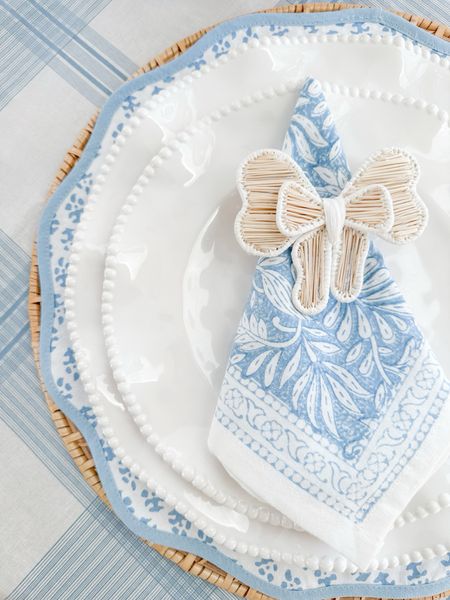 Your summer entertaining starter pack is on sale ✨ 

Wayfair Way Day Sale ends tomorrow! Rounding up my favorite melamine ruffled plates, hyacinth rattan placemats + included similar blue cloth napkins 🩵 

Wayfair home Wayfair decor summer entertaining Wayfair home decor outdoor decor placesetting tabletop 

#LTKsalealert #LTKhome