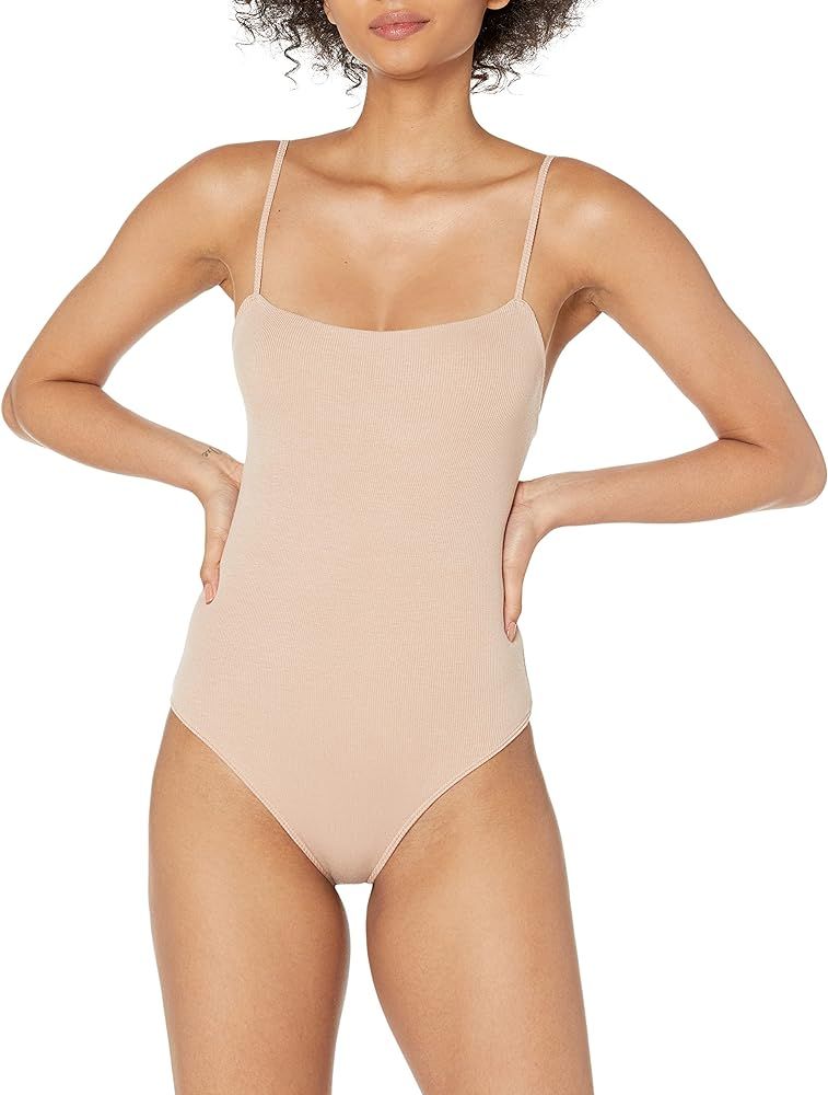 Calvin Klein Women's Pure Ribbed Lounge Bodysuit | Amazon (US)