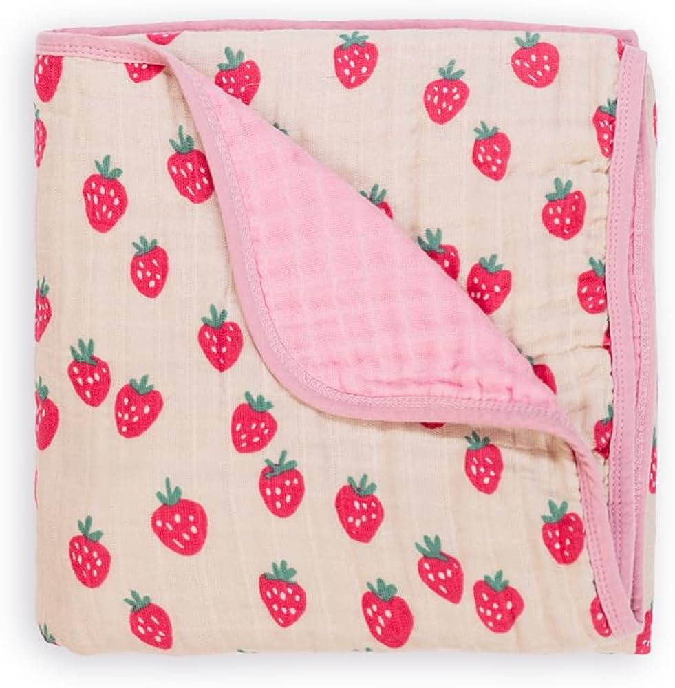 Itzy Ritzy Baby Blanket – Soft Cotton Muslin Multi-Use Blanket - Can Be Used as a Tummy Time Ma... | Amazon (US)