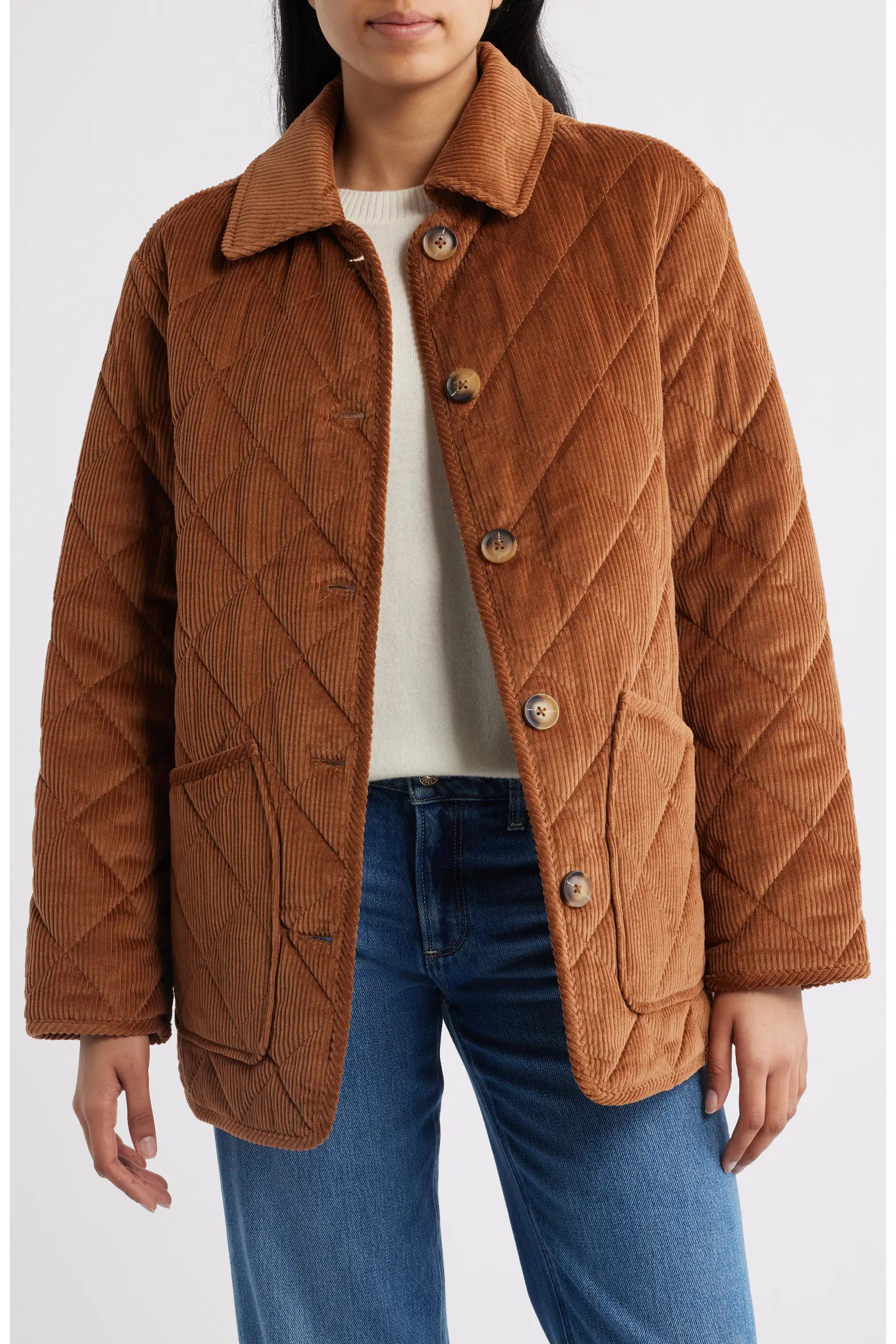 Quilted Corduroy Jacket (Women) | Nordstrom | Nordstrom