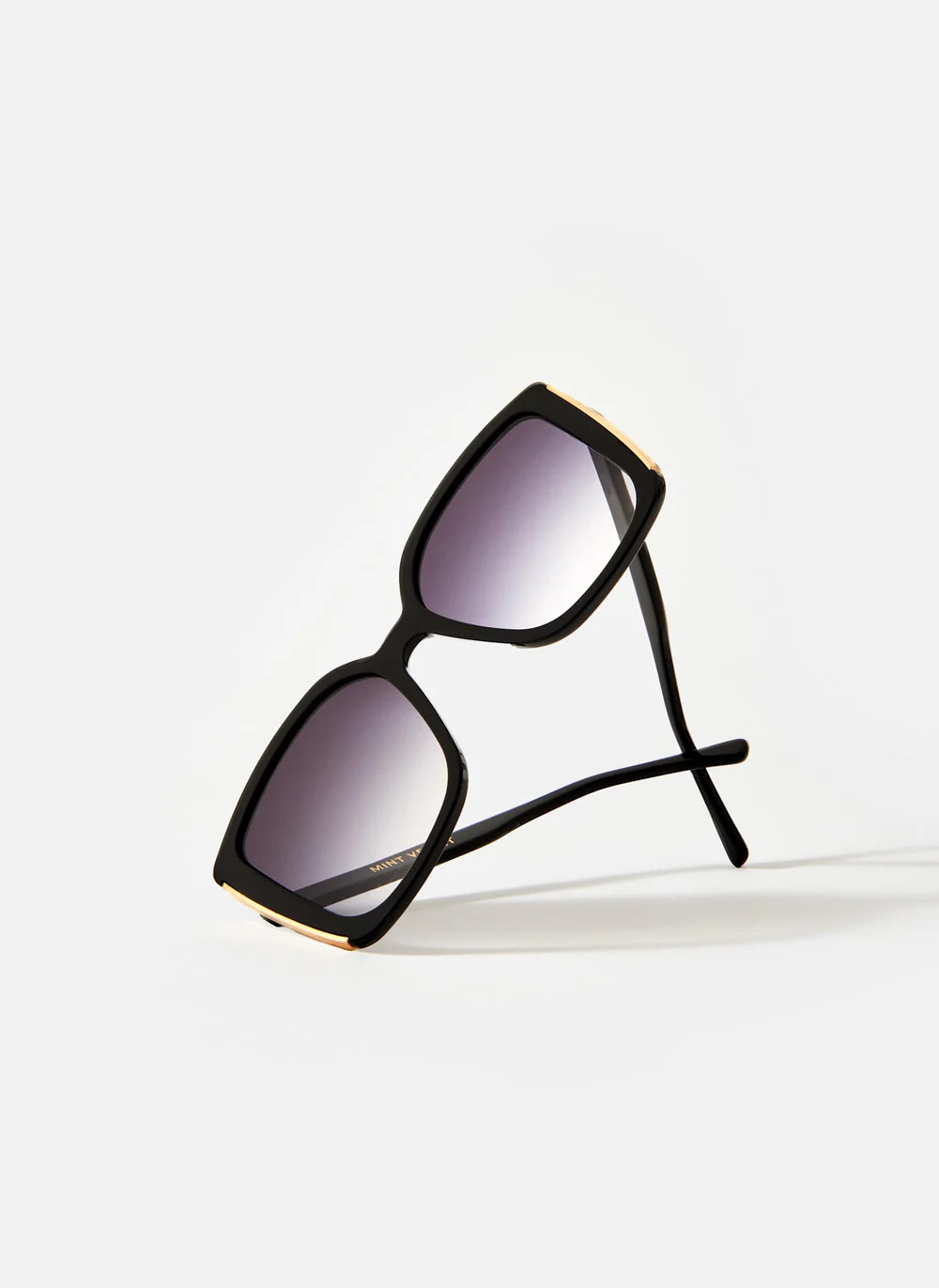 Black Oversized Square Sunglasses | Mint Velvet