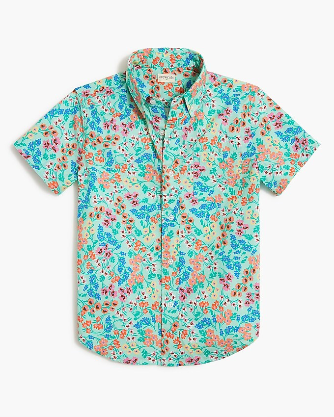 Boys' floral washed shirt | J.Crew Factory