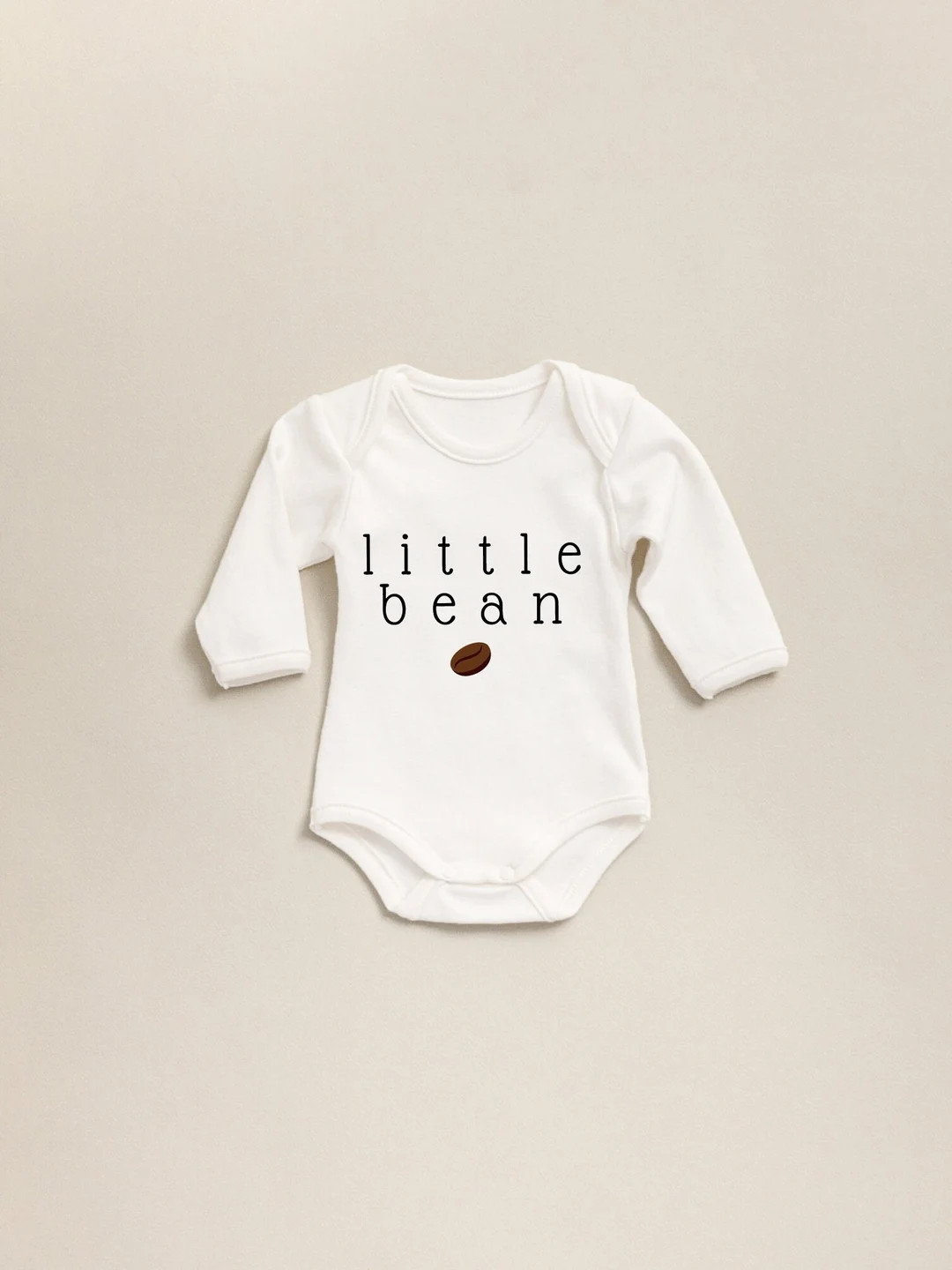 Little Bean Coffee Baby Outfit, Newborn Unisex Baby Onesies®, Minimalist Baby, Cute Baby Onesie... | Etsy (US)