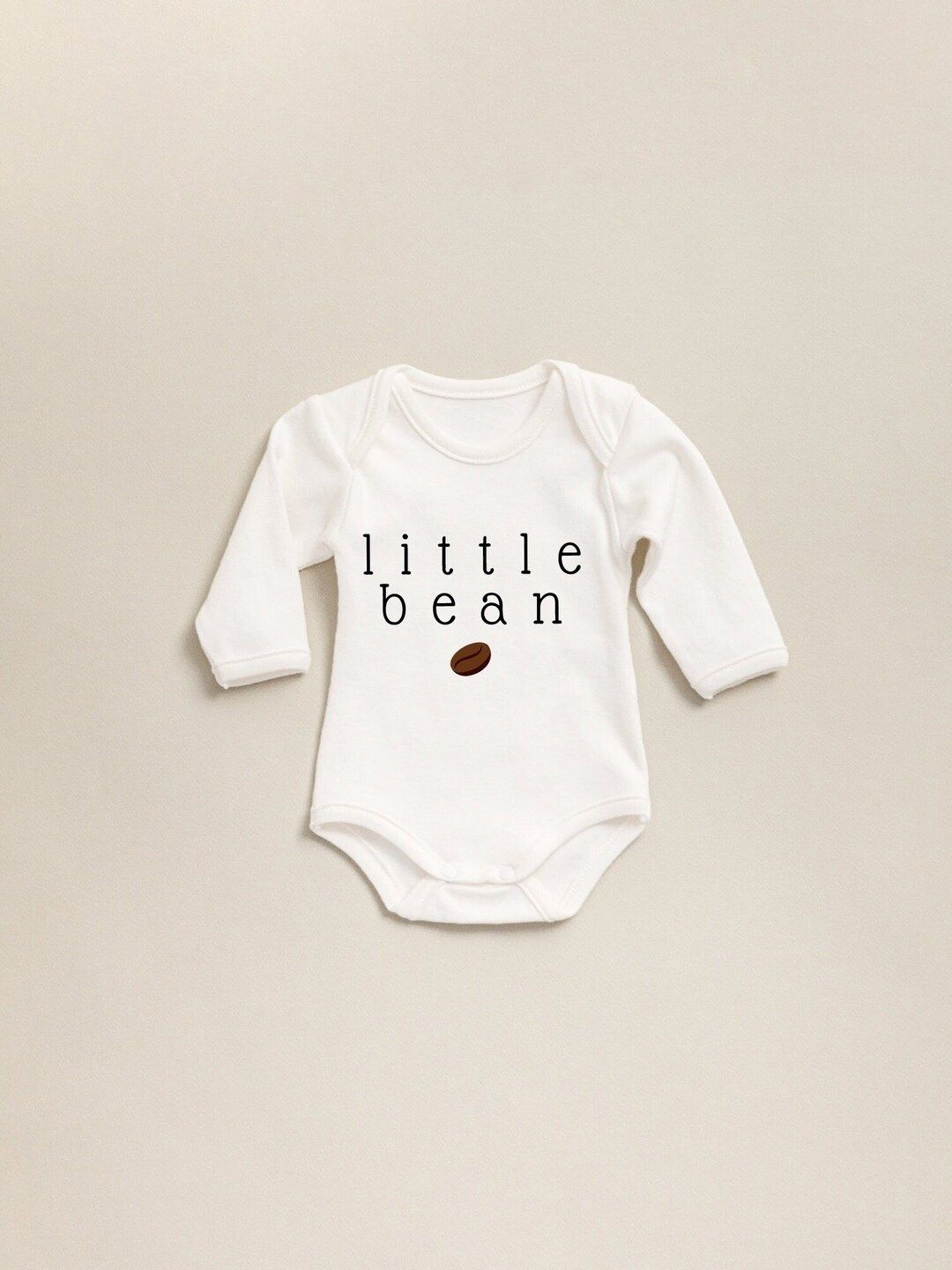 Little Bean Coffee Baby Outfit, Newborn Unisex Baby Onesies®, Minimalist Baby, Cute Baby Onesie... | Etsy (US)