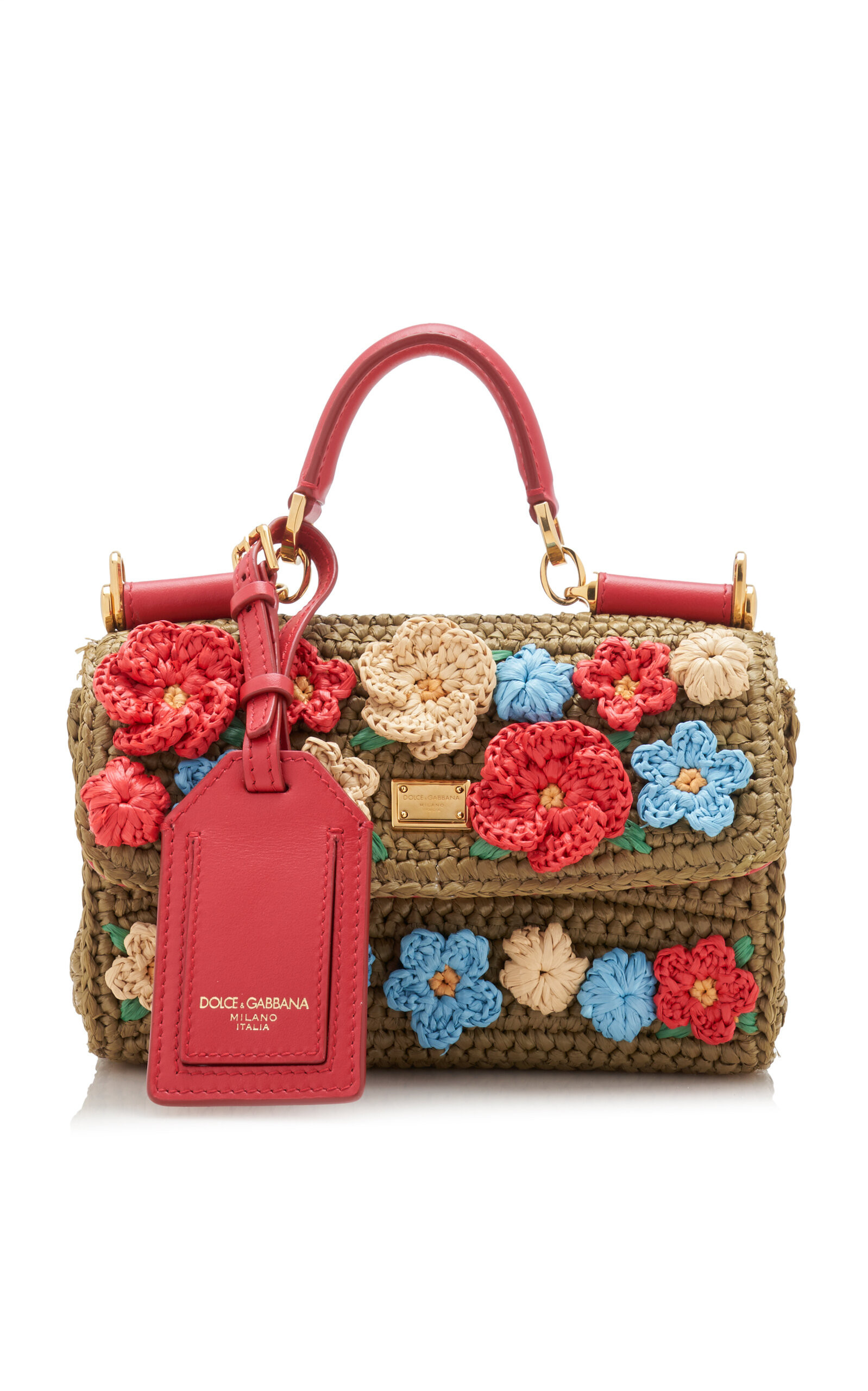 Dolce & Gabbana My Sicily Floral-Embellished Crochet Bag - Moda Operandi | Moda Operandi (Global)