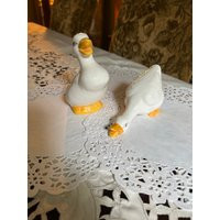 Cute Pair Of Vintage Ceramic Duckling Figures ~ Hand Painted Great Addition For Your Easter Display | Etsy (US)