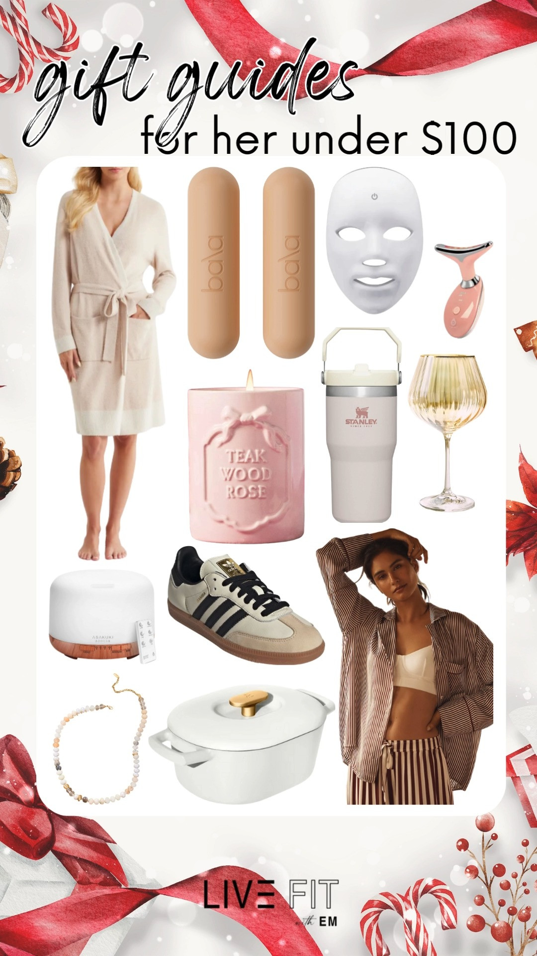 Gift ideas for her under $100 should feel thoughtful, fun, and totally effortless. Sharing cozy picks that make gifting simple without losing the sparkle. ✨🎁💗 #giftsforher #giftguide #under100gifts #holidaygifts #ltkholiday #ltkstyle #giftideas #festivefinds #holidayinspo #cozygifts 

 #LTKGiftGuide #LTKHoliday #LTKFindsUnder100