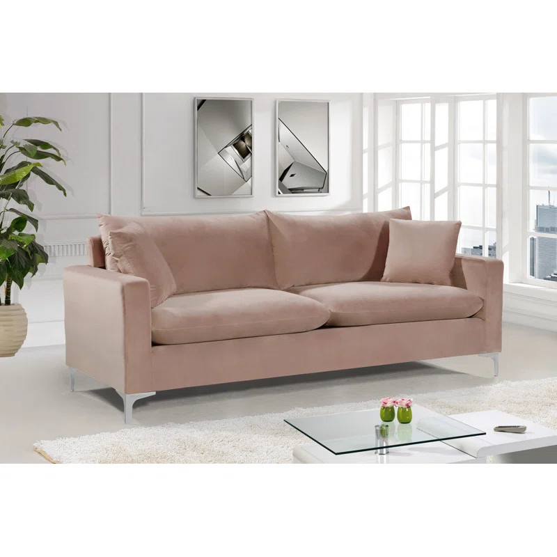Boutwell Velvet 81.5" Square Arm Sofa | Wayfair North America
