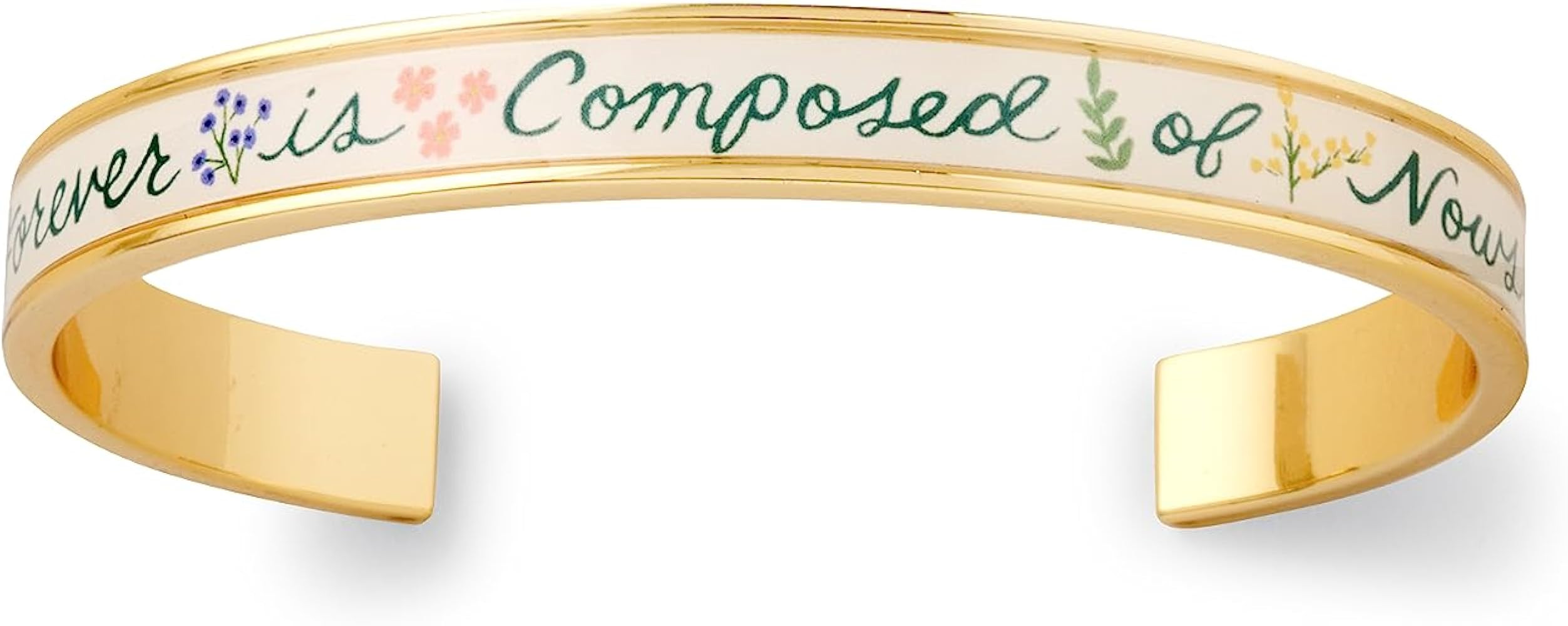 RIFLE PAPER CO. Cuff With Gold Stylized Pattern Designed For Wrist Wear For Brightening Up Your O... | Amazon (US)