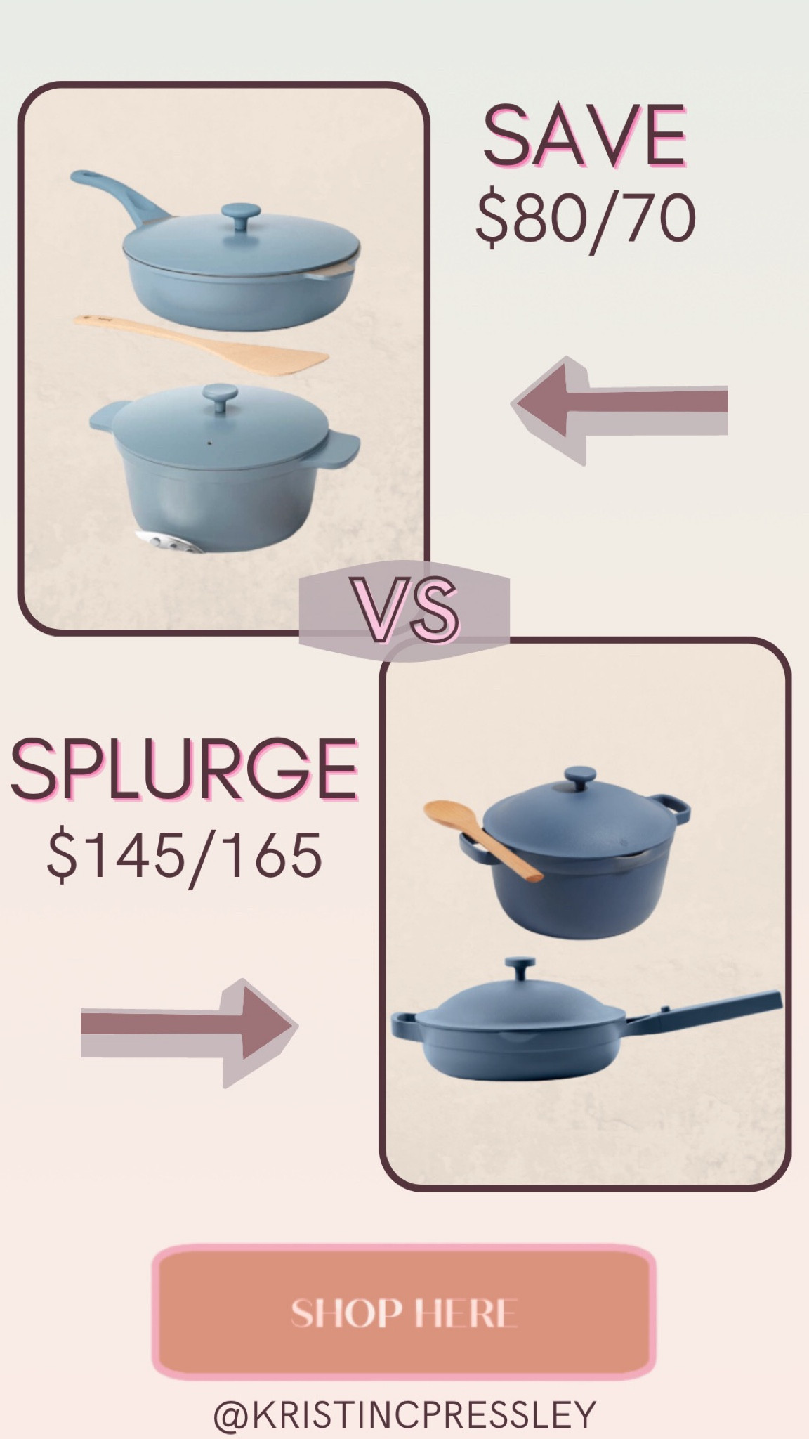 Saver splurge. Affordable kitchen ware. Home gift. Gift for her. Mother-in-law a gift. Mom gift. Wife gift. Friend gift. Sister gift. Dupe. Cast iron. Pot. Pots and pans.

#LTKhome #LTKGiftGuide #LTKunder100