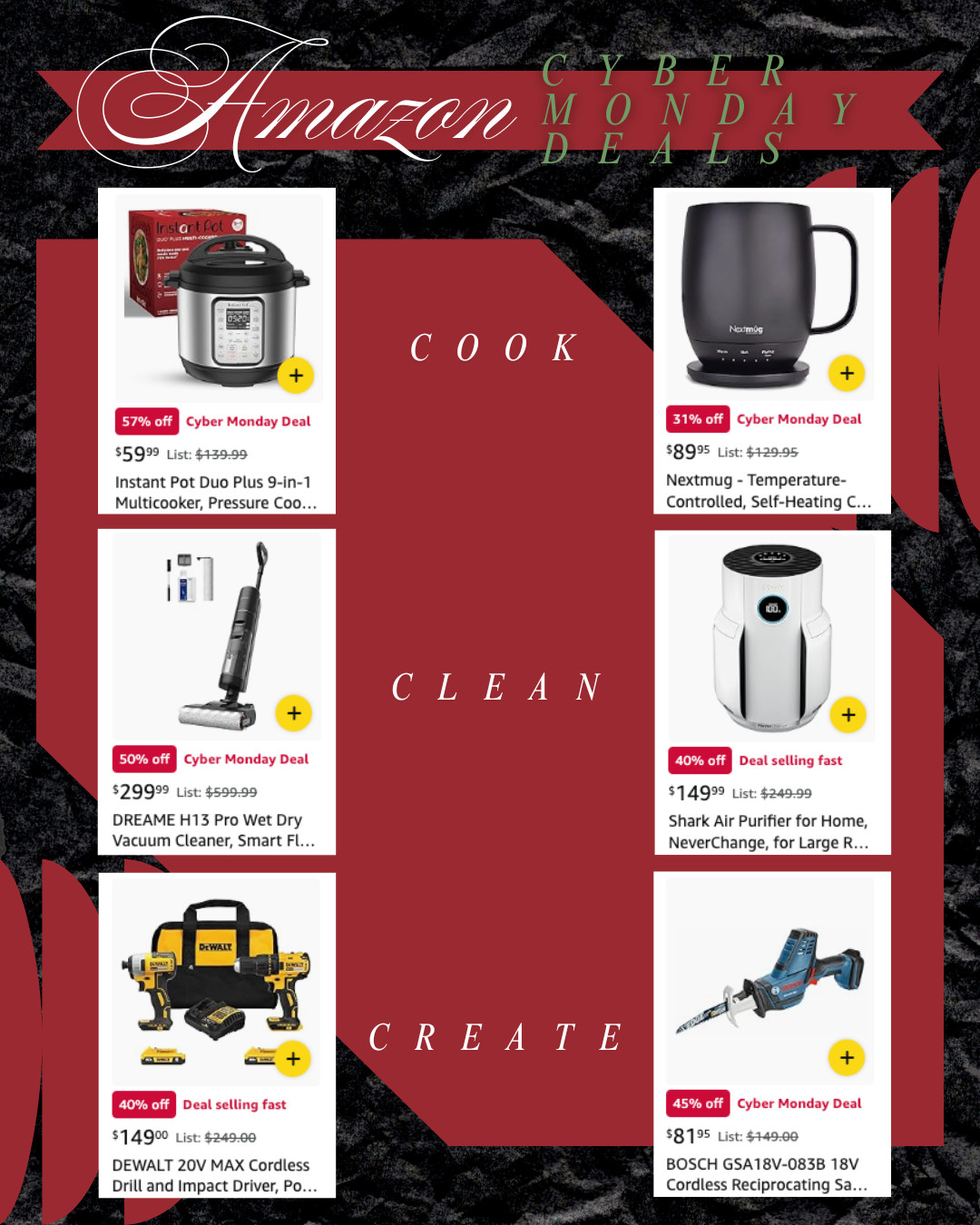 Amazon Cyber Monday Deals 

 #LTKCyberWeek #LTKGiftGuide #LTKSaleAlert