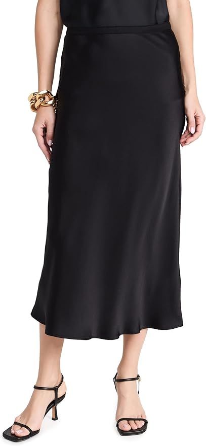 ANINE BING Women's Bar Silk Skirt | Amazon (US)