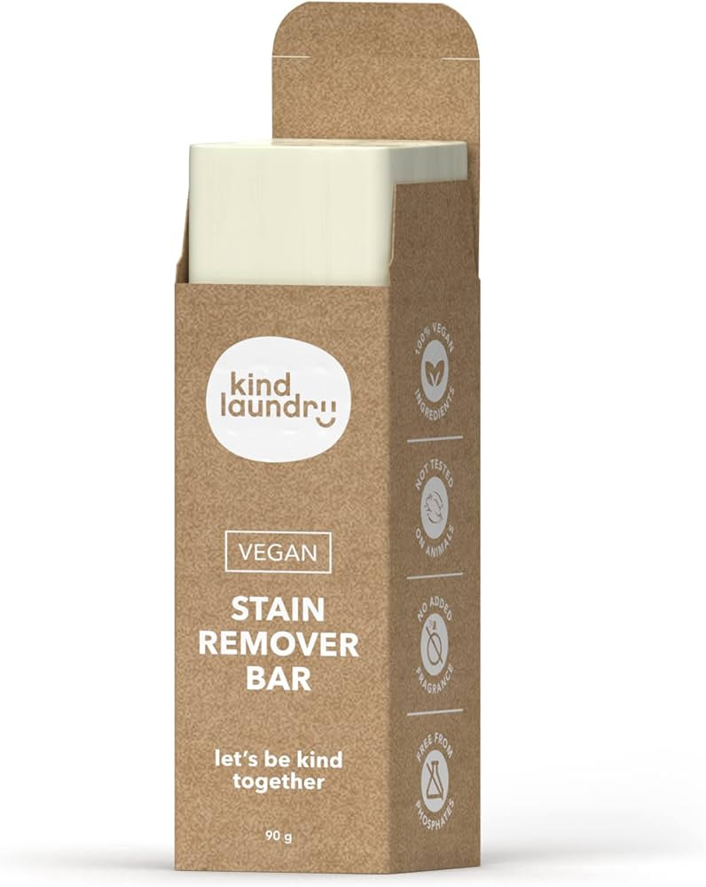 KIND LAUNDRY Vegan Stain Remover Bar & Pre-Treater (5 oz) - Hypoallergenic Laundry Soap Bar, Gent... | Amazon (CA)