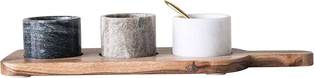 Bloomingville AH0143 Pinch Pot, 15 Inch Tray, Grey | Amazon (US)