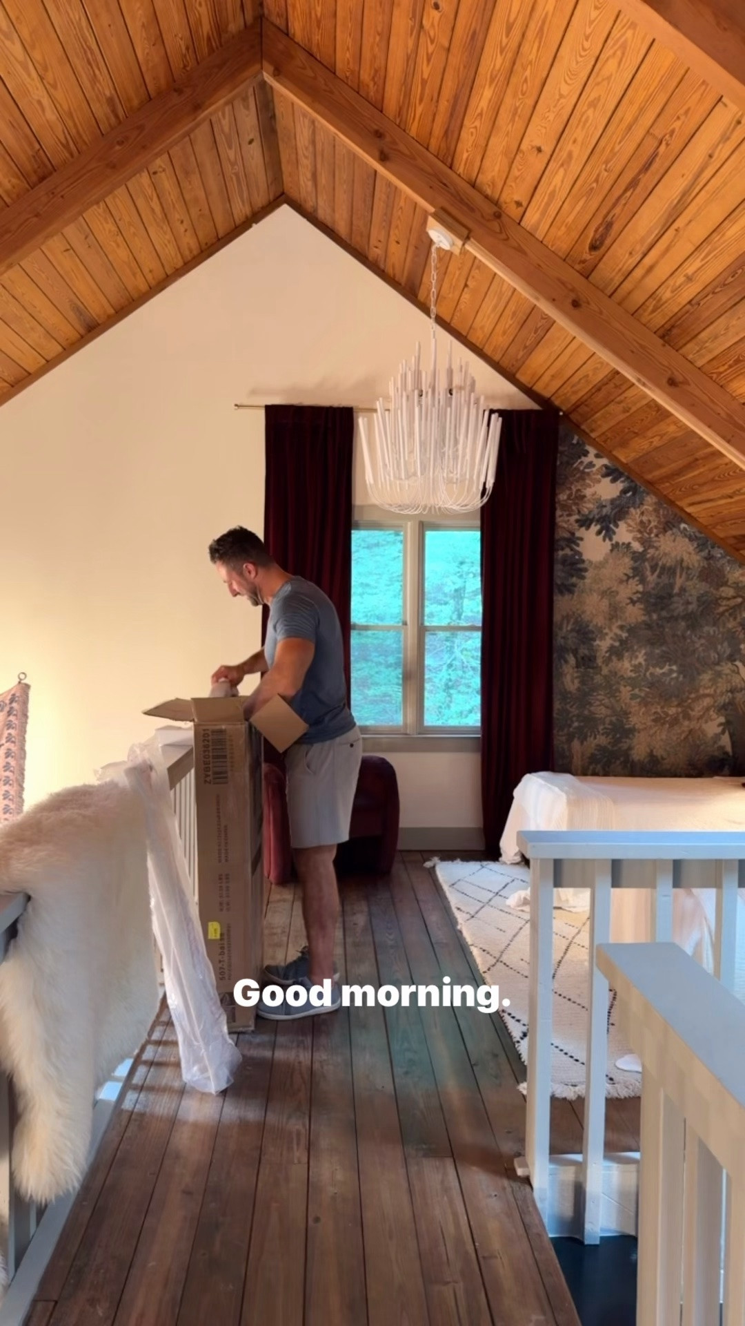 Cabin loft refresh 🩷