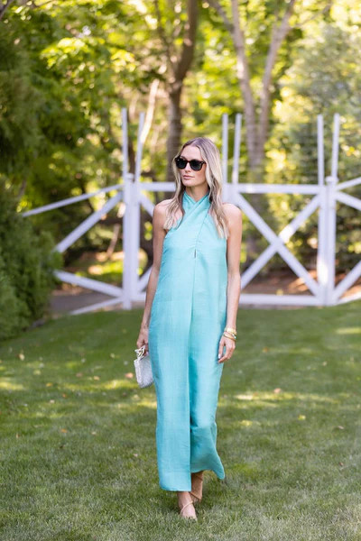 Stephanie Dress - Aqua | Julia Amory