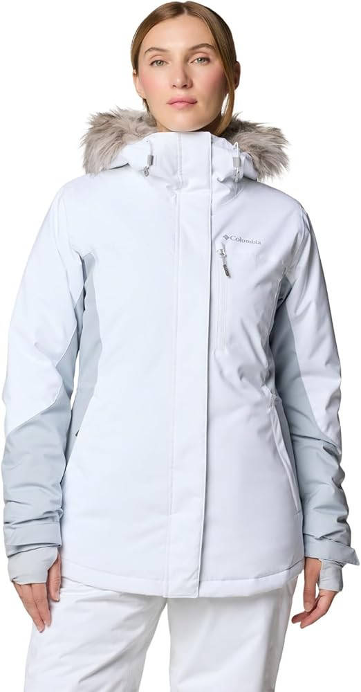 Columbia Women's Ava Alpine II Insulated Jacket, White/Cirrus Grey, XX-Large | Amazon (US)