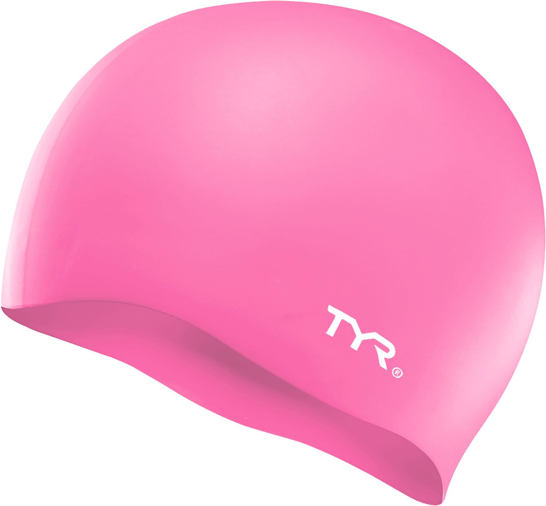 TYR Youth Silicone Wrinkle-Free Swim Cap, Kids, Pink | DICK'S Sporting Goods