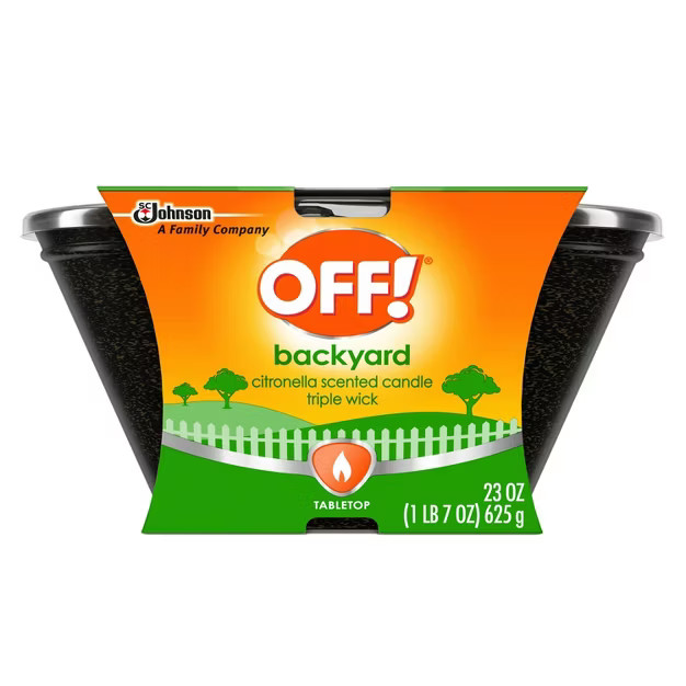 OFF! 23oz Triple Wick Citronella Candle | Target