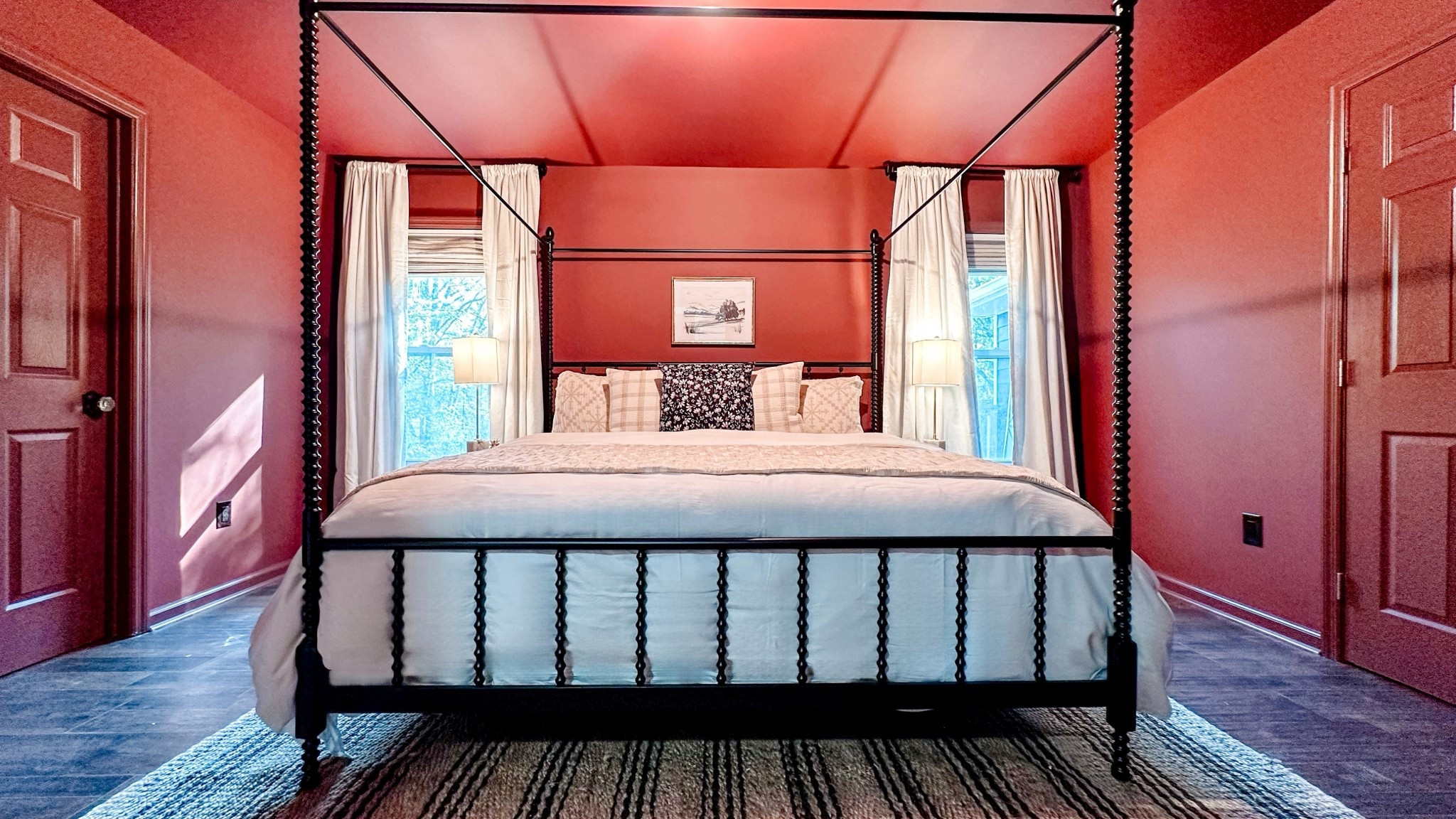 Master Bedroom… who says you can’t do red… 

#LTKHome