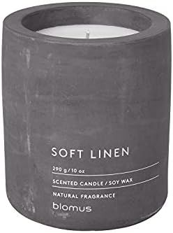 blomus FRAGA Scented Candle Large Magnet Charcoal with Soft Linen Scent | Amazon (US)