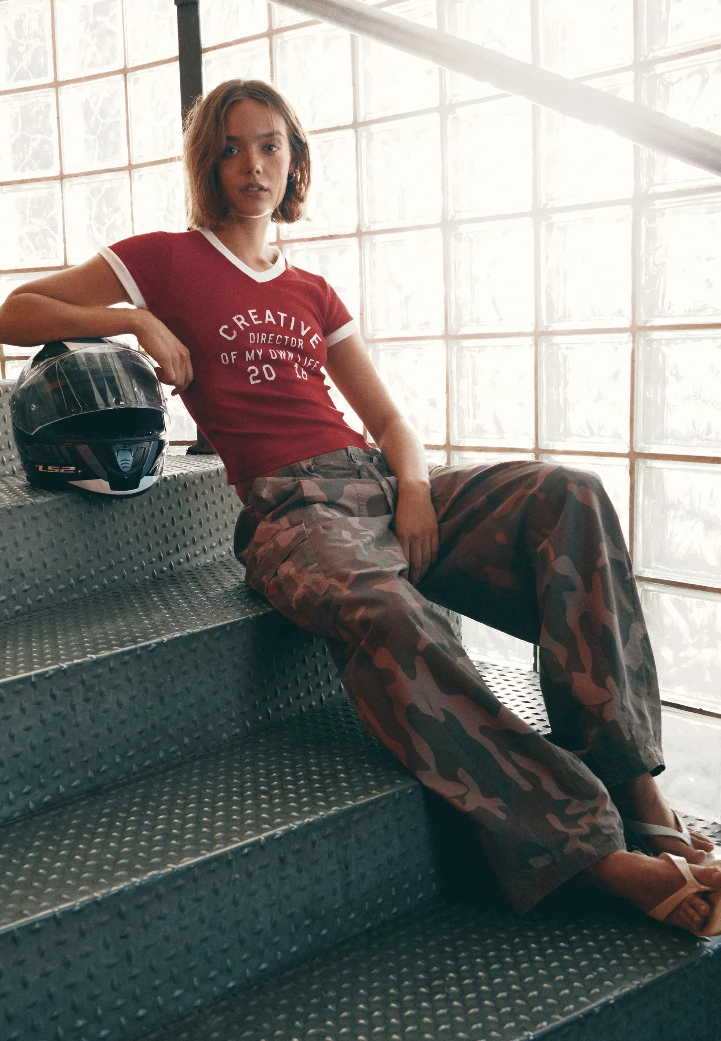 Printed cargo trousers | Stradivarius (UK)