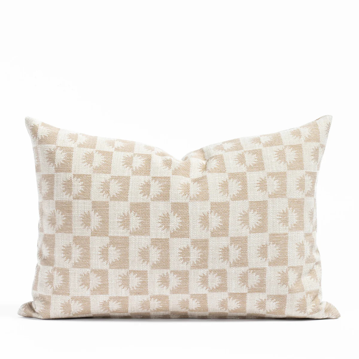 Iris 14x20 Lumbar Pillow, Wicker | Tonic Living