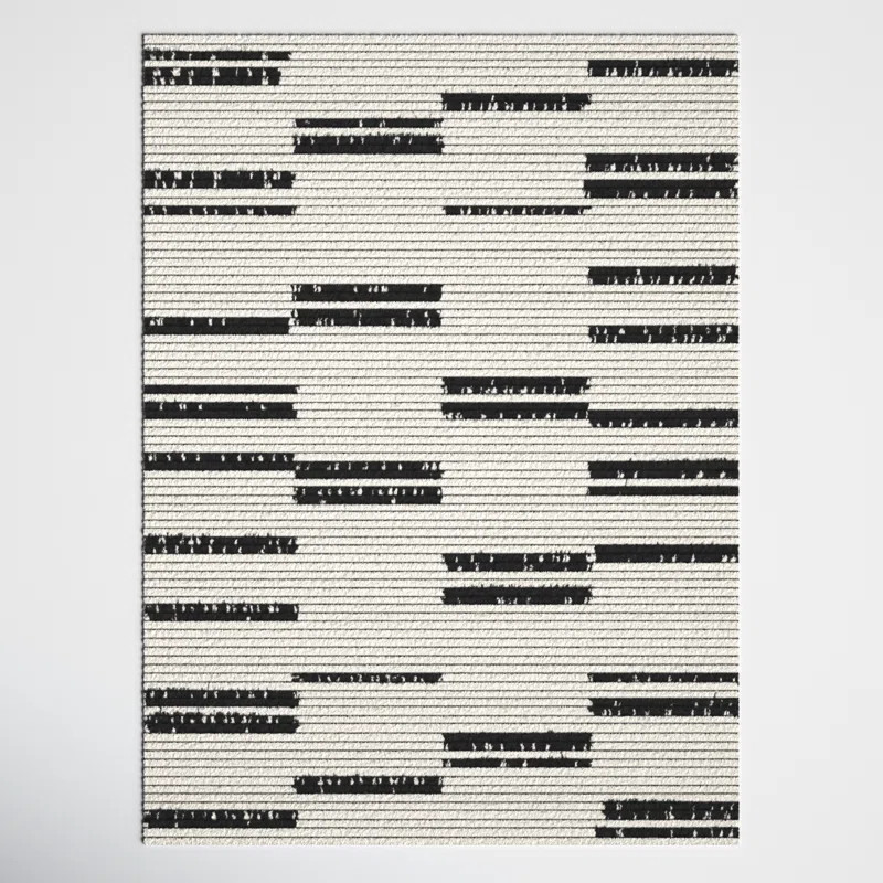 Performance Beige/Black Rug | Wayfair North America