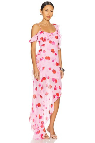 Julietta Maxi Dress in Pink | Revolve Clothing (Global)