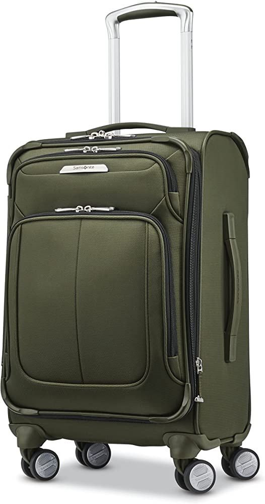 Samsonite Solyte DLX Softside Expandable Luggage with Spinner Wheels, Cedar Green, Carry-On 20-In... | Amazon (US)