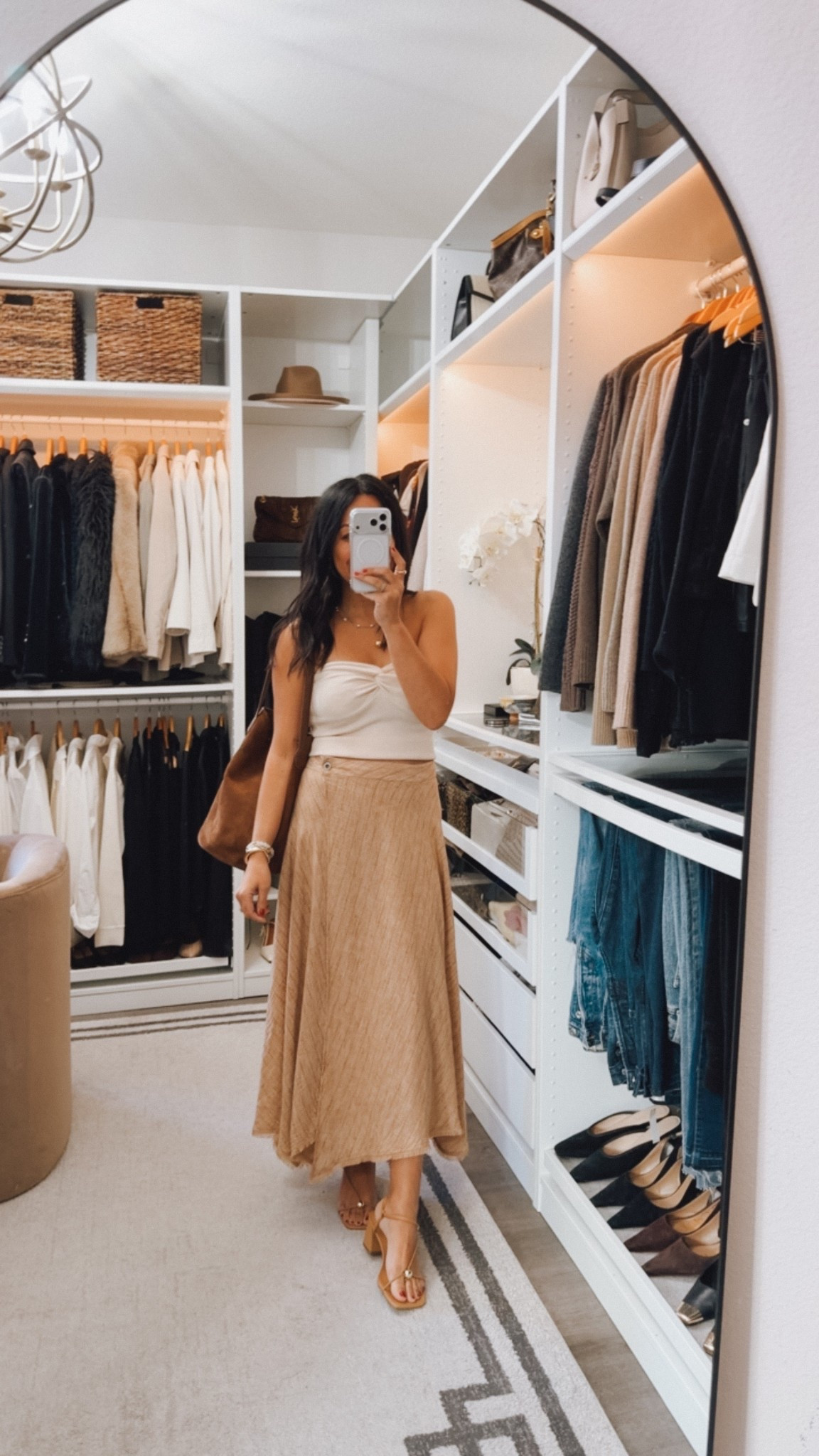 New Zara skirt⭐️ so good- giving boho vibes 
Everything TTS wearing a small in the skirt 

#LTKootd #LTKOver40