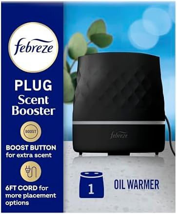 Febreze Plug in Scent Booster Air Freshener Oil Diffuser Black | Black Plug-in oil diffuser. Boos... | Amazon (US)